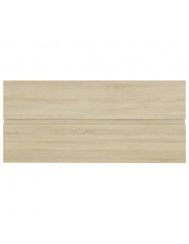 Mobile Lavabo Rovere Sonoma 100x38,5x45 cm Legno Multistrato