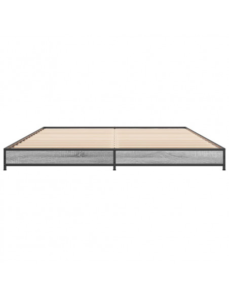 Giroletto Grigio Sonoma 120x200 cm in Legno Multistrato Metallo
