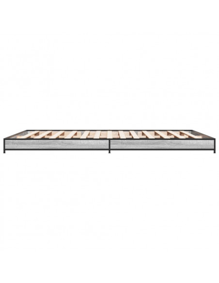 Giroletto Grigio Sonoma 120x200 cm in Legno Multistrato Metallo