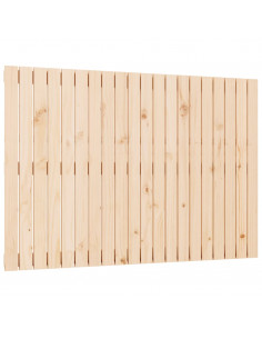 Testiera da Parete 127,5x3x90 cm in Legno Massello di Pino 2