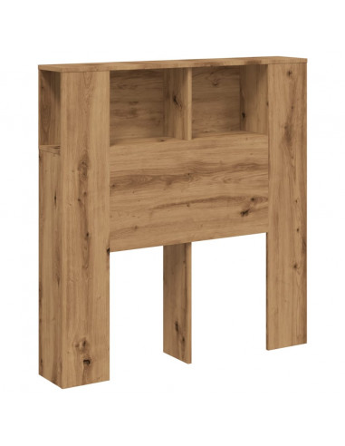 Testiera con Contenitore Artigianale 100x19x104,5cm Multistrato