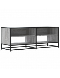 Mobile TV Grigio Sonoma 120,5x40x46cm Legno Multistrato Metallo 2