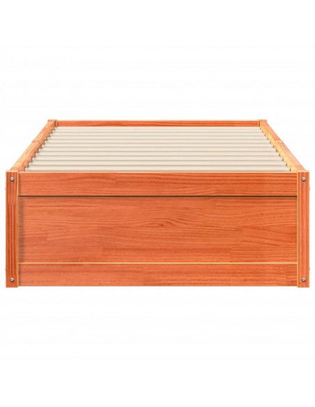 Giroletto Marrone Cera 90x200 cm in Legno Massello di Pino