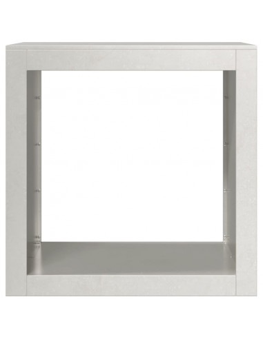 Rastrelliera per Legna da Ardere 60x40x60 cm in Acciaio Inox