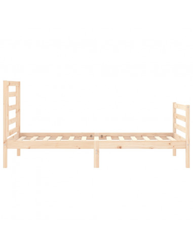 Giroletto con Testiera 90x200 cm in Legno Massello