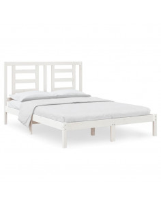 Giroletto Bianco in Legno Massello di Pino 140x190 cm 2