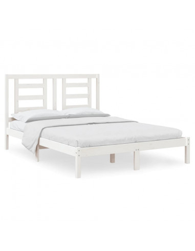 Giroletto Bianco in Legno Massello di Pino 140x190 cm