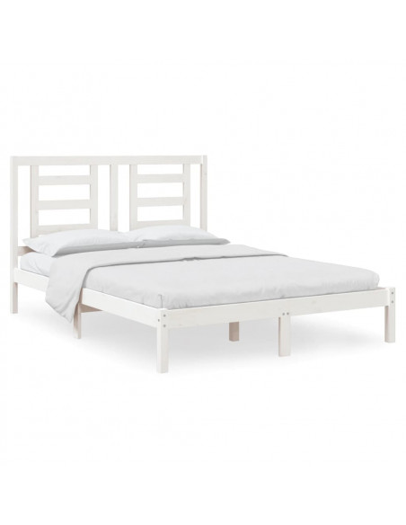 Giroletto Bianco in Legno Massello di Pino 140x190 cm
