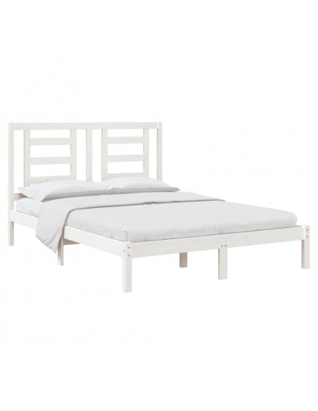 Giroletto Bianco in Legno Massello di Pino 140x190 cm