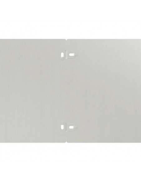 Bordure per Prato 10 pz 20x103 cm Flessibili in Acciaio Corten
