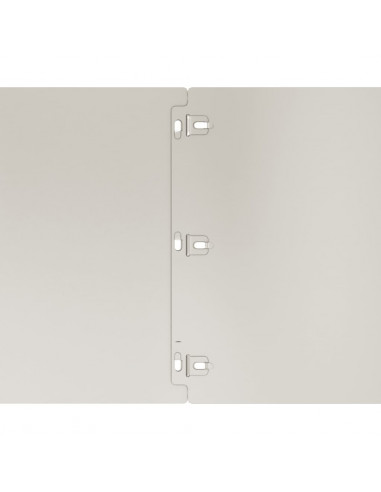 Bordure per Prato 10 pz 25x103 cm Flessibili in Acciaio Corten