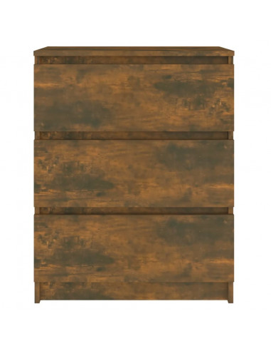 Credenza Rovere Fumo 60x35x76 cm in Legno Multistrato