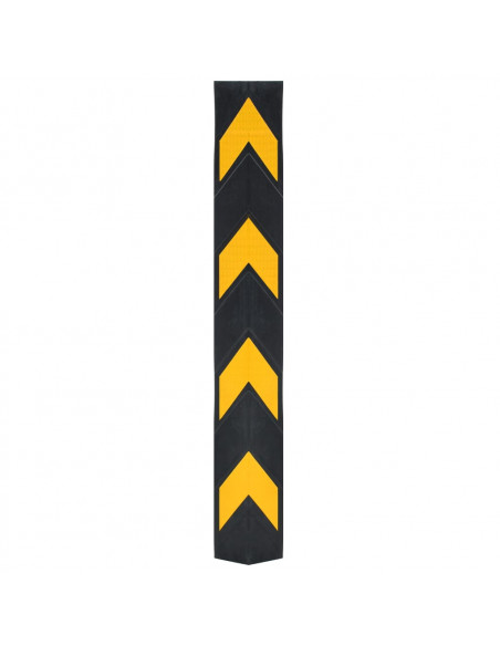 Protezioni Angolari Riflettenti 10 pz in Gomma 80 cm