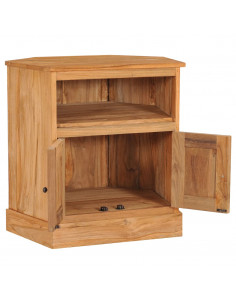 Credenza Angolare 60x45x60 cm in Legno Massello di Teak 2