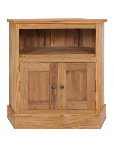 Credenza Angolare 60x45x60 cm in Legno Massello di Teak