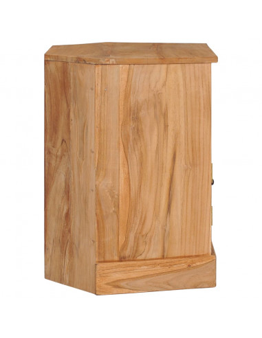 Credenza Angolare 60x45x60 cm in Legno Massello di Teak