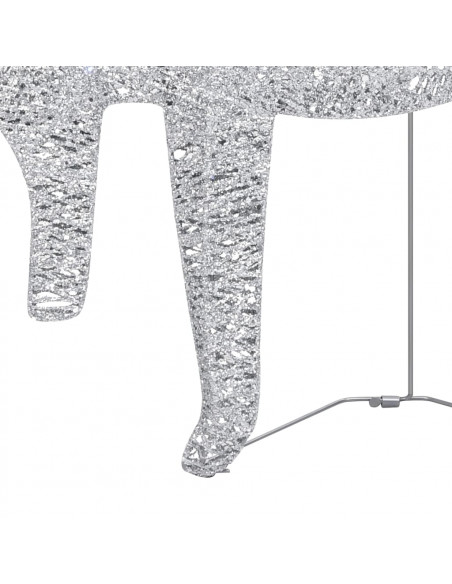 Renne di Natale 2 pz Argento 40 LED