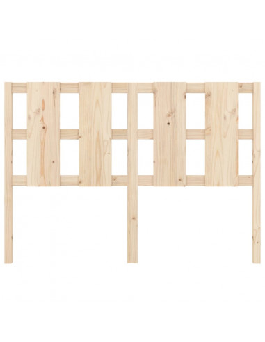 Testiera per Letto 145,5x4x100 cm in Legno Massello di Pino