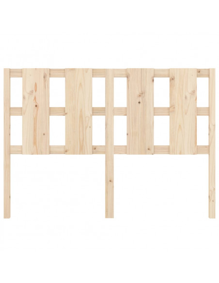 Testiera per Letto 145,5x4x100 cm in Legno Massello di Pino