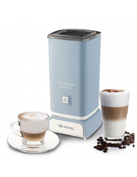 Ariete 2878 Cappuccinatore Vintage - Montalatte a caldo e a freddo - Cappuccino, cioccolata, infusi liofilizzati - 500 Watt - Ce