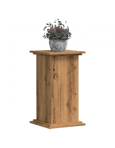 Supporto per Piante Rovere Artigianale 33x33x60 cm Truciolato