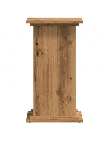 Supporto per Piante Rovere Artigianale 33x33x60 cm Truciolato