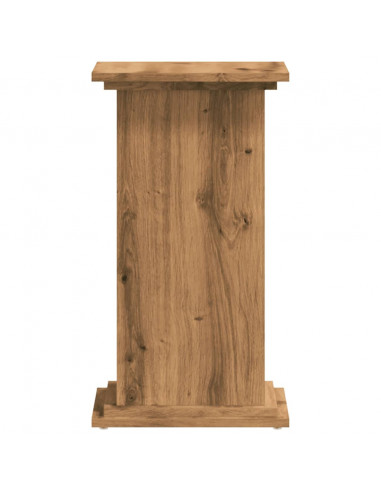 Supporto per Piante Rovere Artigianale 33x33x60 cm Truciolato