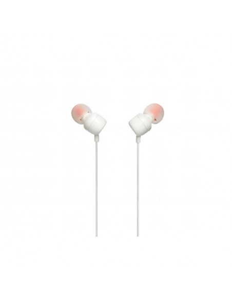 JBL T110 Cuffia Auricolare Connettore 3.5 mm Bianco