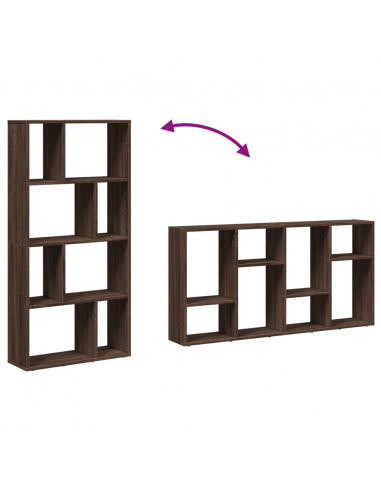 Libreria Rovere Marrone 60x20x120 cm in Truciolato