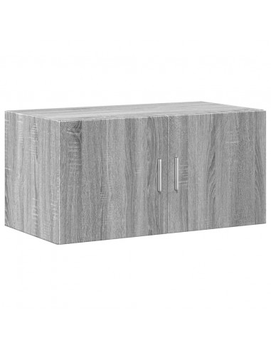Mobile a Parete Grigio Sonoma 80x42,5x40cm in Legno Multistrato
