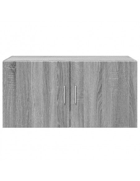Mobile a Parete Grigio Sonoma 80x42,5x40cm in Legno Multistrato
