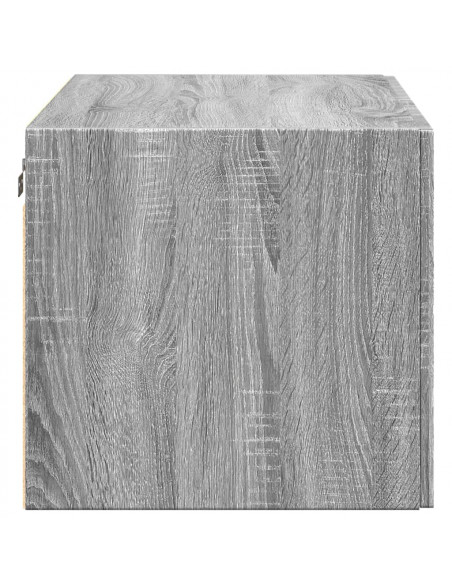 Mobile a Parete Grigio Sonoma 80x42,5x40cm in Legno Multistrato