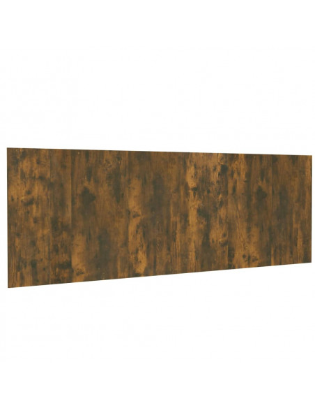 Testiera Letto Rovere Fumo 240x1,5x80 cm in Legno Multistrato