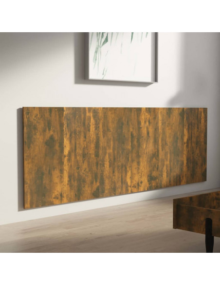 Testiera Letto Rovere Fumo 240x1,5x80 cm in Legno Multistrato