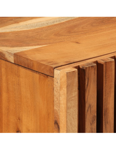 Credenza 60x34x100 cm in Legno Massello di Acacia