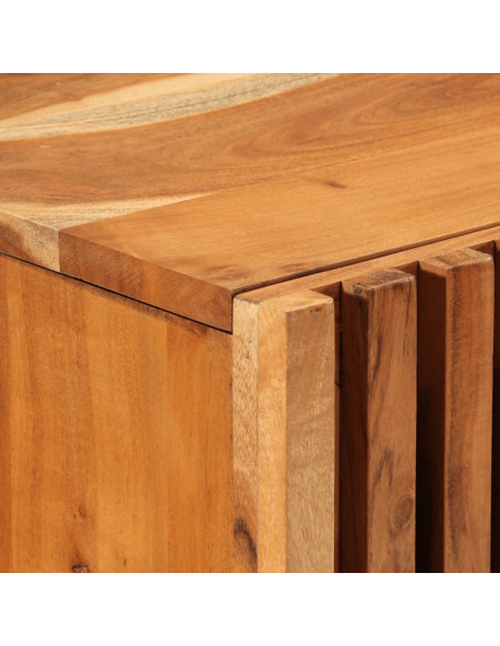 Credenza 60x34x100 cm in Legno Massello di Acacia