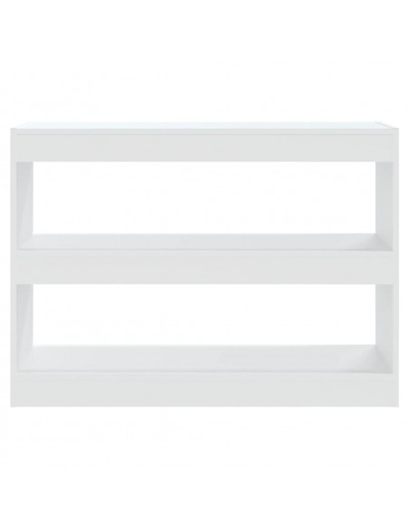 Libreria/Divisorio Bianco 100x30x72 cm