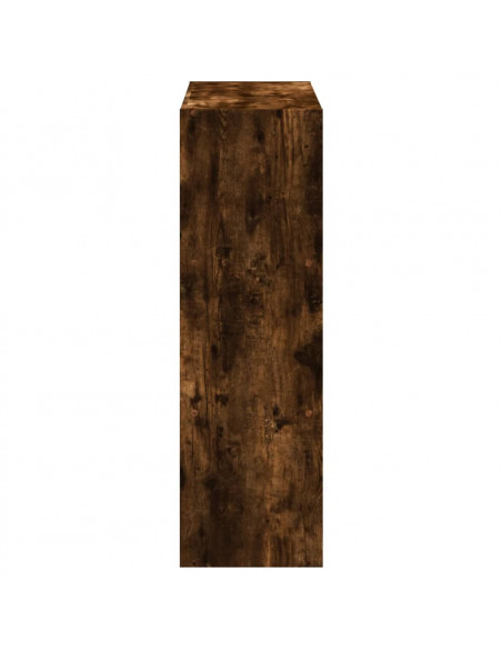 Libreria Rovere Fumo 102x32x102 cm in Legno Multistrato