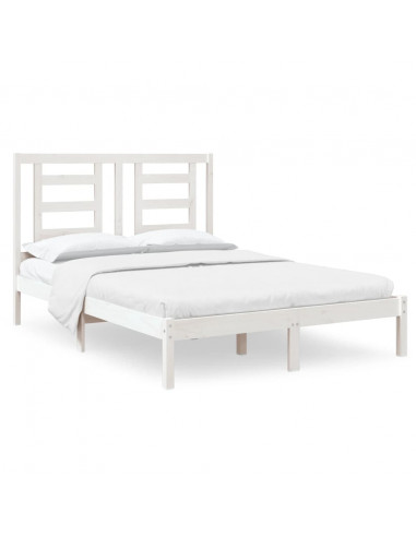 Giroletto Bianco in Legno Massello 120x190 cm Small Double