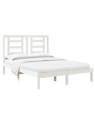 Giroletto Bianco in Legno Massello 120x190 cm Small Double