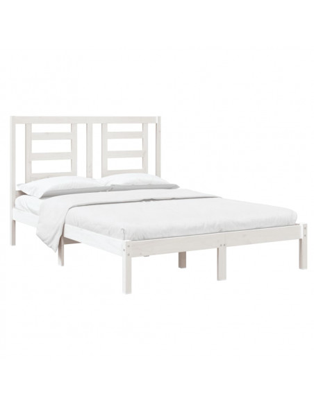 Giroletto Bianco in Legno Massello 120x190 cm Small Double