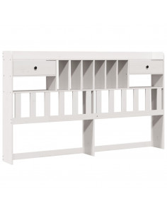 Giroletto con Libreria senza Materasso 180x200 cm in Legno Pino 2