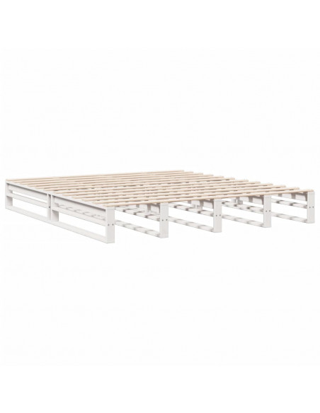 Giroletto con Libreria senza Materasso 180x200 cm in Legno Pino