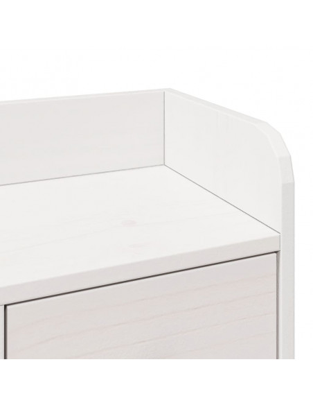 Giroletto con Libreria senza Materasso 180x200 cm in Legno Pino