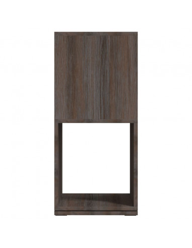 Armadietto Girevole Grigio Rovere 34,5x34,5x75,5cm Truciolato