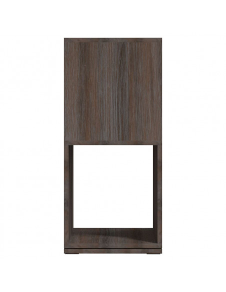 Armadietto Girevole Grigio Rovere 34,5x34,5x75,5cm Truciolato