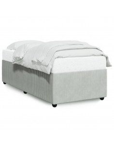 Giroletto Grigio Chiaro 100x200 cm in Velluto 2