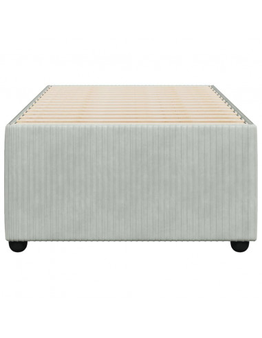 Giroletto Grigio Chiaro 100x200 cm in Velluto