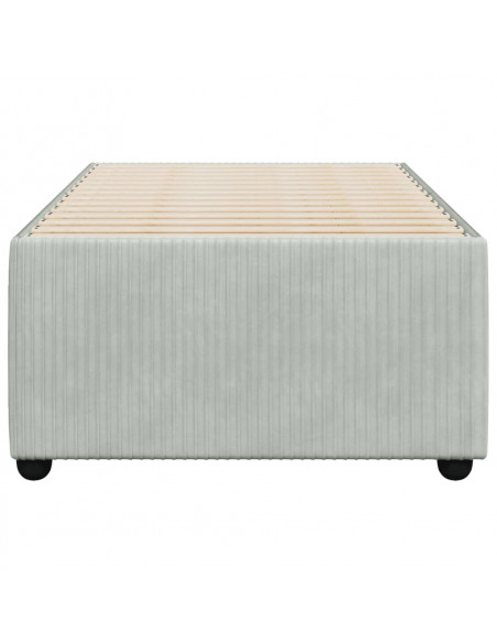 Giroletto Grigio Chiaro 100x200 cm in Velluto