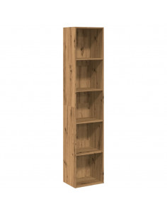Libreria Rovere Artigianale 40x30x189 cm in Legno Multistrato 2